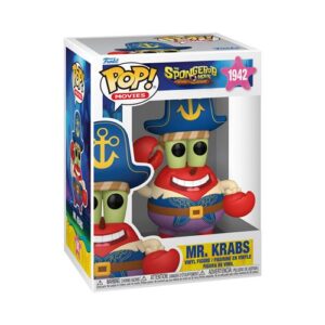 Figurine Funko Pop Mr. Krabs associée à The SpongeBob Movie