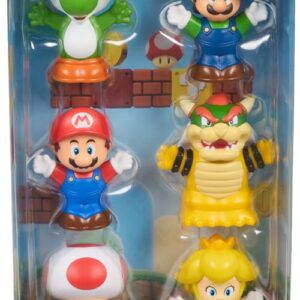 Coffret Fisher Price Super Mario avec six figurines en modèle aléatoire
