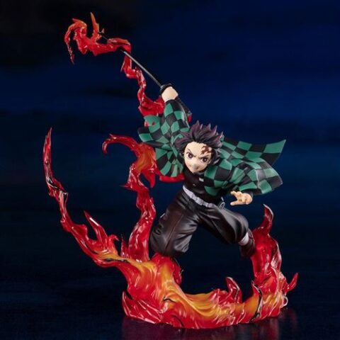 Demon Slayer – Figurine Tanjiro Kamado Total Breath (Souffle Concentration Total) Figuarts Zero