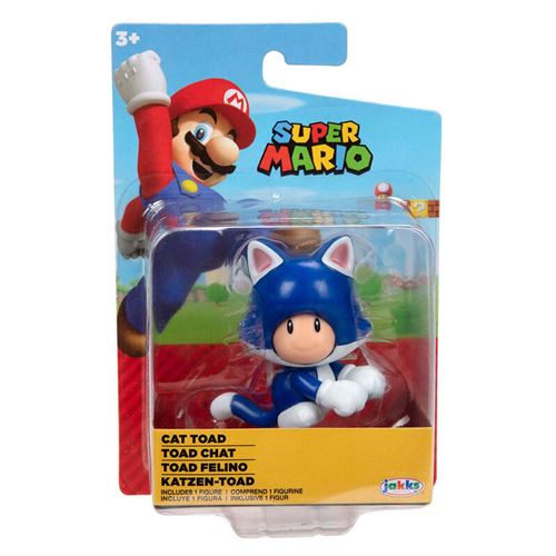 FIGURINE SUPER MARIO 3D WORLD CHAT TOAD EDITION LIMITEE 6.5