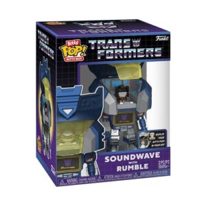 Figurine Funko Bitty Bots Soundwave avec Rumble, référence de l’univers Transformers