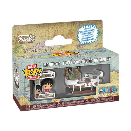 Figurine Funko Bitty Pop Rides One Piece Monkey D. Luffy and the Going Merry