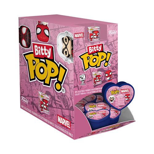Figurine Funko Bitty Pop Singles Spider-Man Valentines Modèle aléatoire
