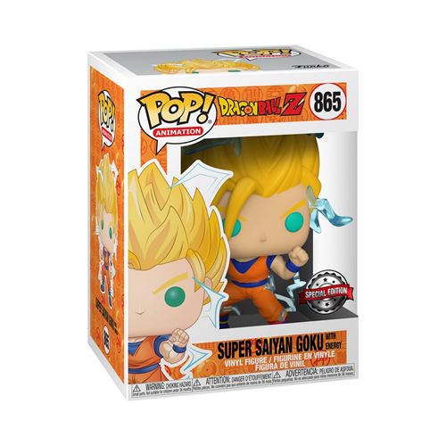 Figurine Funko Pop Animation Dragon Ball Z S8 SS2 Goku with Chase Modèle aléatoire