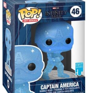 Funko Pop Captain America Art Series, référence Marvel The Infinity Saga