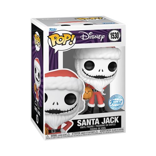 Figurine Funko Pop Disney TNBC Santa Jack w Jackolantern