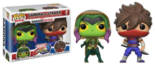 Figurine Funko Pop Games Marvel vs Capcom Infinite Gamora et Strider