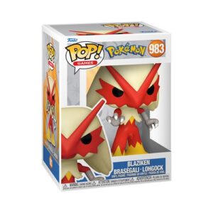 figurine Funko Pop Braségali de Pokémon pour collectionneurs et fans