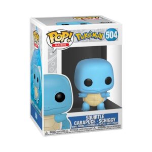 Funko Pop Carapuce, figurine Pokémon portant la mention Emea dans son nom