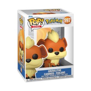 Funko Pop Growlithe EMEA, figurine Pokémon pour collectionneur averti