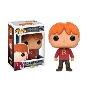 Funko Pop Ron Weasley Sweater, figurine du personnage de Harry Potter