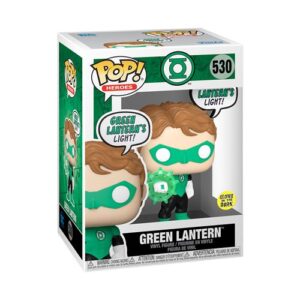 Funko Pop Green Lantern Beware Glow, figurine de collection DC Comics.