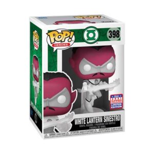 Funko Pop Sinestro White Lantern, référence Heroes signalée comme exclusivité Fnac