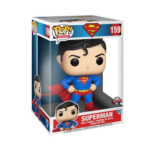 Figurine Funko Pop Jumbo DC Comics Superman with Chase Modèle aléatoire