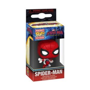 Funko Pop Spider-Man Keychain, figurine porte-clés associée à Brand New Day