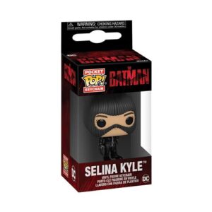 Porte-clé Funko Pop Selina Kyle associé à l’univers du film The Batman