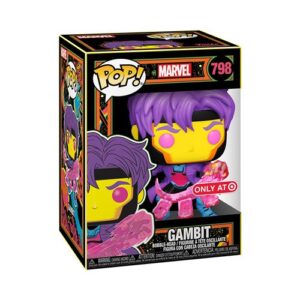 Funko Pop Black Light Gambit, figurine de collection associée à l’univers Marvel