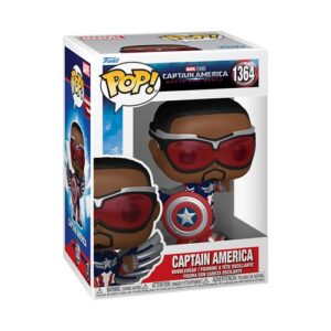 Funko Pop Captain America Brave New World, figurine Marvel de collection