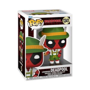 Funko Pop Deadpool Lederhosen, figurine de collection associée à l’univers Marvel