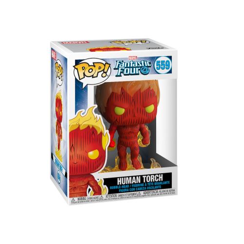 Figurine Funko Pop Marvel Fantastic Four Human Torch