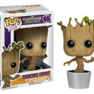 Funko Pop Dancing Groot, figurine Marvel liée aux Gardiens de la Galaxie