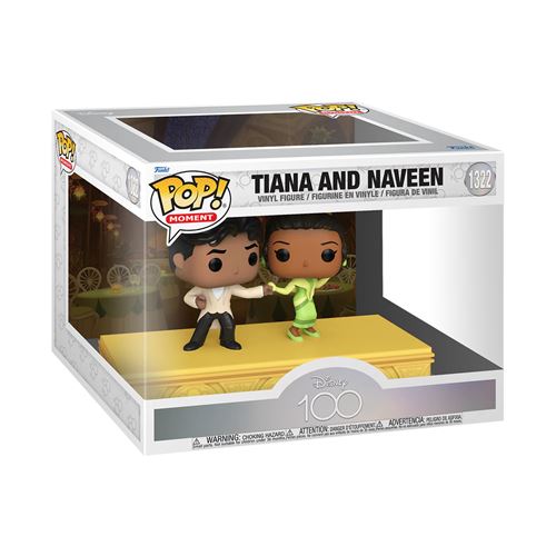 Figurine Funko Pop Moment Disney 100 Tiana et Naveen