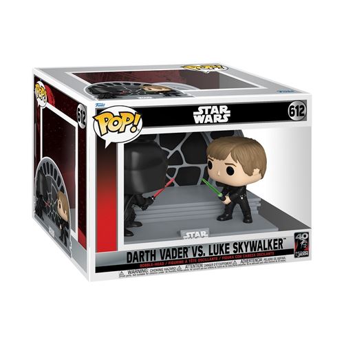 Figurine Funko Pop Moment Return of the Jedi 40th Luke vs Vader