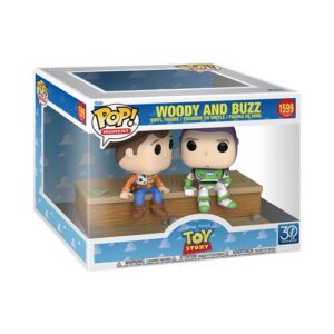 Funko Pop Moment Toy Story réunissant Woody et Buzz en pièce de collection