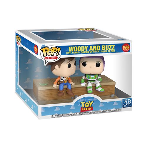 Figurine Funko Pop Moment Toy Story 30th Woody and Buzz