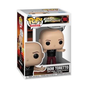 Figurine Funko Pop Dom Toretto associée à l’univers cinématographique Fast & Furious