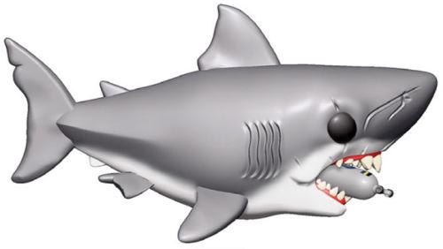 Figurine Funko Pop Movies Les dents de la mer Jaws diving tank