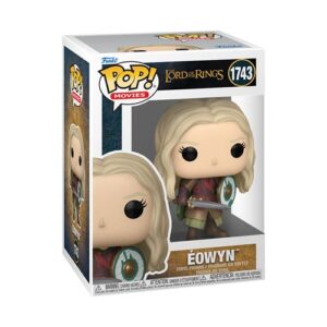 Figurine Funko Pop Battle Eowyn en version guerrière, avec variante Chase masquée possible