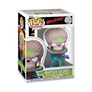Funko Pop Mars Attacks Martian Soldier, figurine de collection inspirée du cinéma