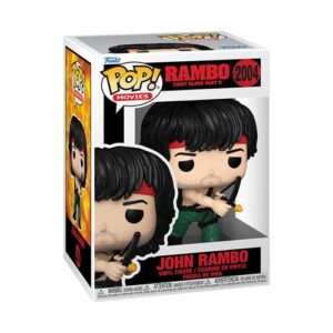 Funko Pop John Rambo associée au film First Blood Part II