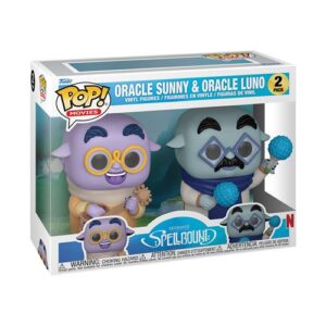 Funko Pop Oracle Sunny Luno, duo de figurines Spellbound en présentation collection.