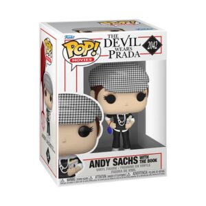 Figurine Funko Pop Andy Sachs avec The Book, issue de The Devil Wears Prada