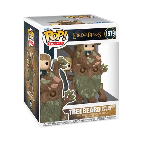 Figurine Funko Pop Movies The Lord of The Rings Treebeard with Mary & Pippin