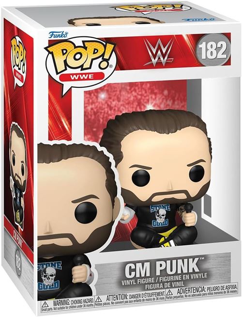 Figurine Funko Pop! N°182 – Wwe – Cm Punk