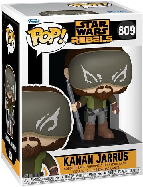 Figurine Funko Pop! N°809 | Star Wars: Rebels | Kanan