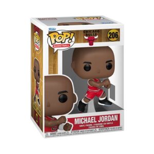 Funko Pop Michael Jordan associée aux Bulls et à la référence 89 The Shot