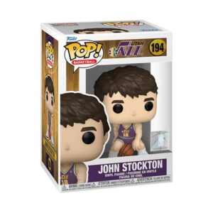 Funko Pop John Stockton, figurine NBA du Jazz pour collectionneurs