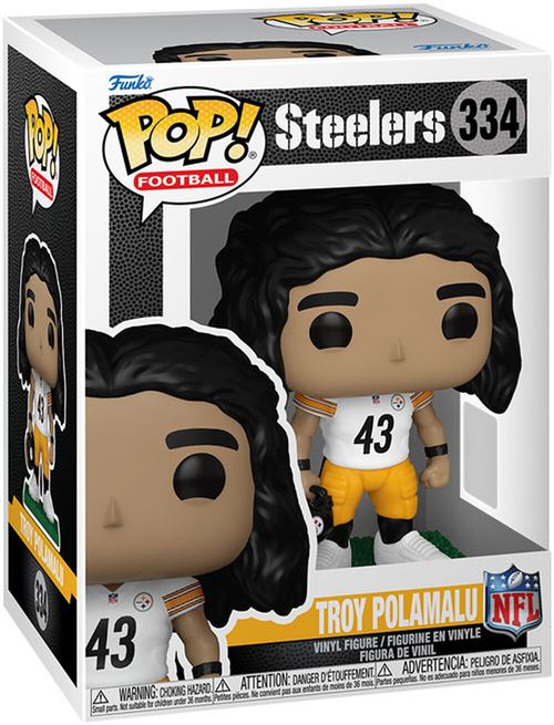 Figurine Funko Pop! | NFL Legends | Steelers | Troy Polamalu