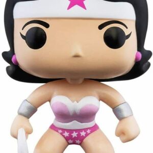 Funko Pop Wonder Woman, référence 350 associée à Heroes et BC Awareness