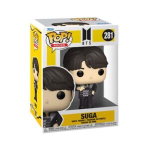 Funko Pop Rocks BTS Suga, figurine dédiée à une collection musicale