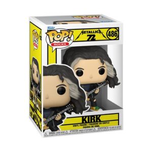 Funko Pop Metallica Kirk, figurine de collection associée à l’univers du groupe