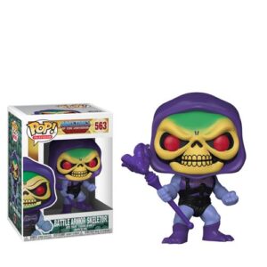 Funko Pop Battle Armor Skeletor, figurine inspirée de Masters of the Universe