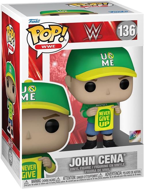 Figurine Funko Pop! – Wwe – John Cena (never Give Up)