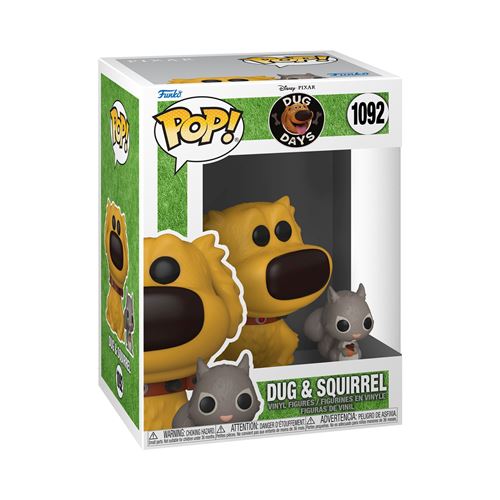 Figurine Funko Popetbuddy Disney Dug Days Dug with squirrel