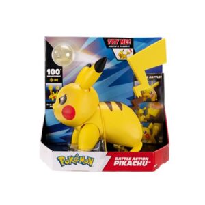 Cette figurine Pikachu Electro Ball, modèle Pokémon Deluxe pour collectionneurs