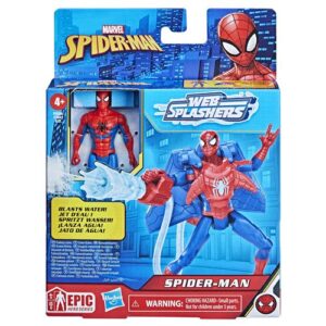 Figurine Spider-Man Héros aquatique, pièce à intégrer à une collection de super-héros